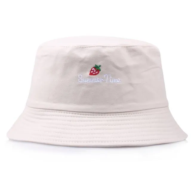 Unisex Embroidered Alien Foldable Bucket Hat