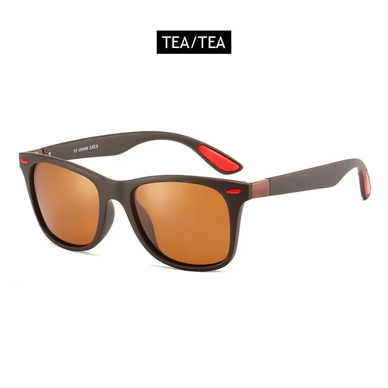 Unisex Stylish Polarised Classic Square Driving Sun Glasses