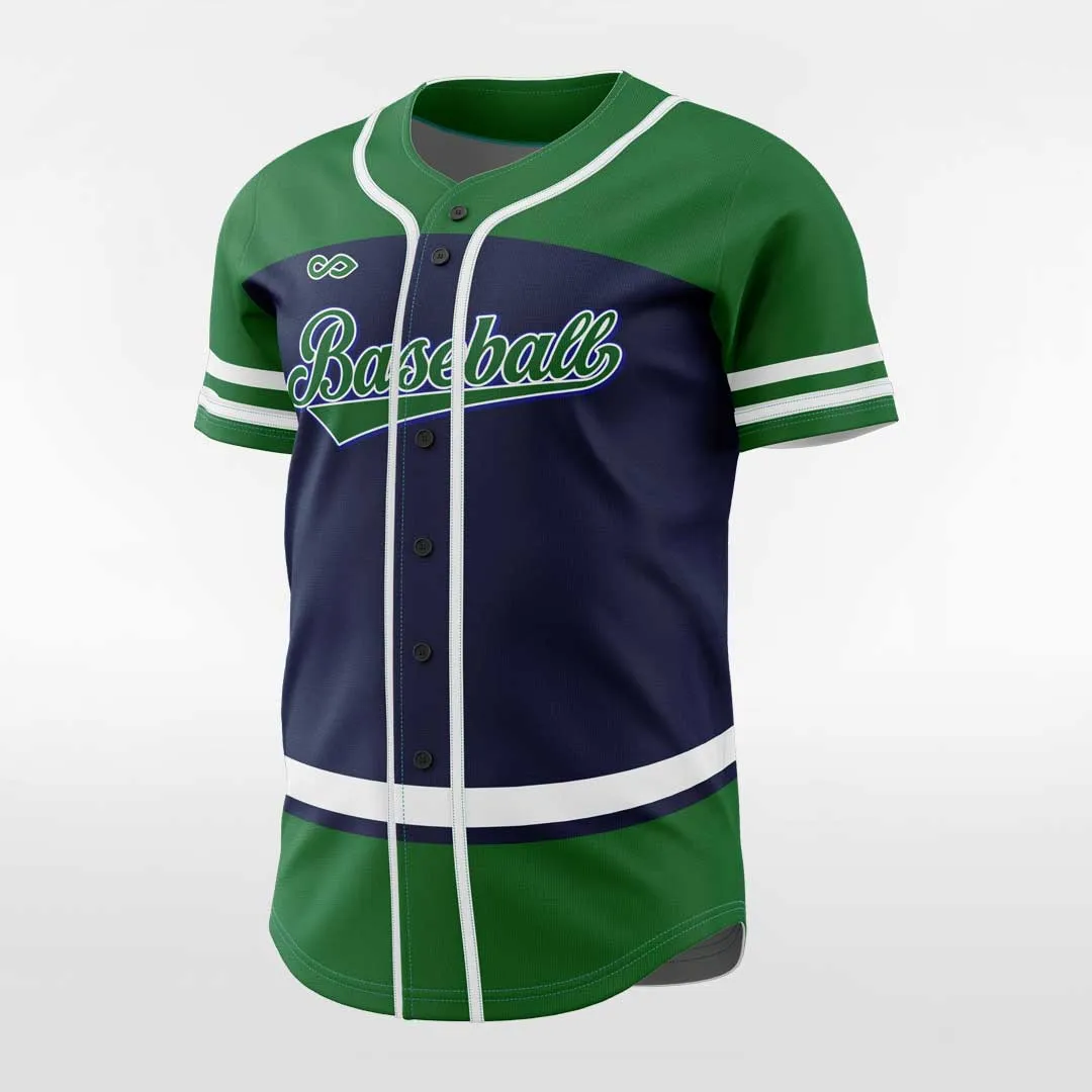 Varanid - Customized Men's Sublimated Button Down Baseball Jersey