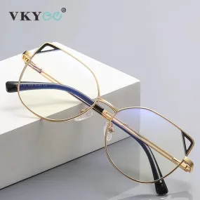 Vicky Women's Full Rim Cat Eye Alloy Reading Glasses 3044